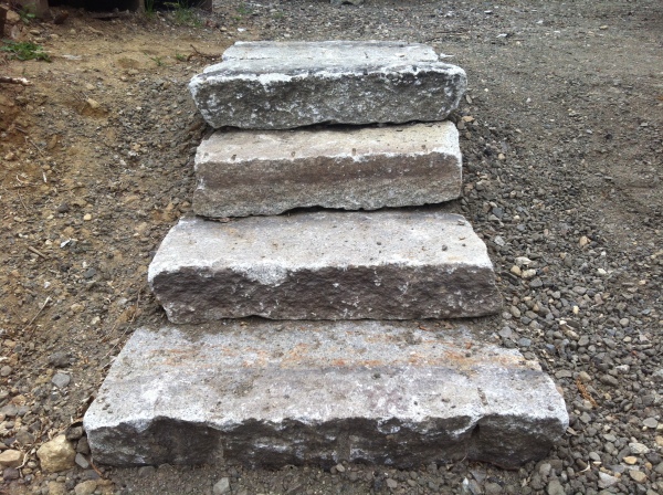 Reclaimed Granite Stepping Stones