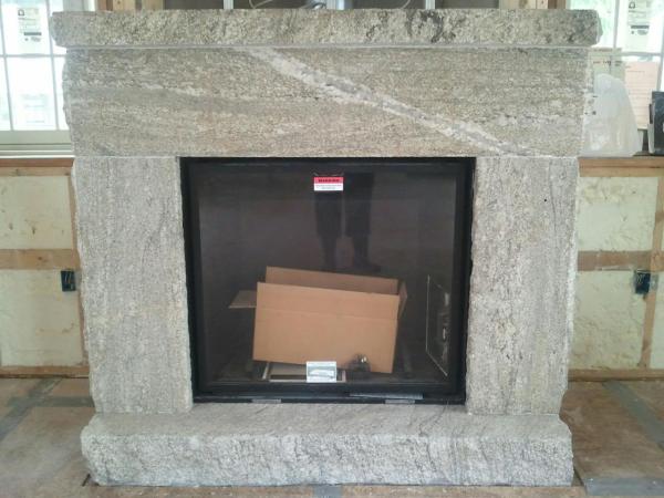 Granite Fireplace Surround , Hearth, and Mantle